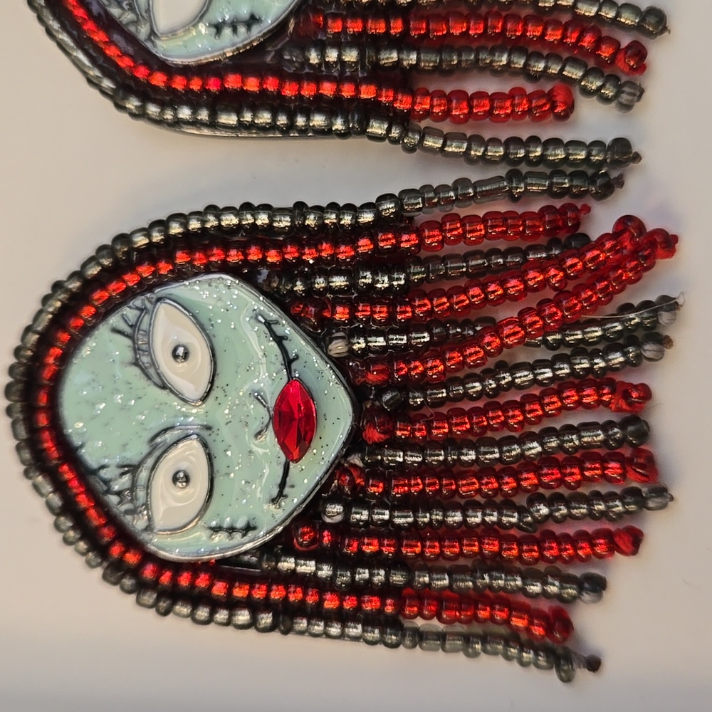 BaubleBar x Disney Beaded Earrings, Sally Nightmare Before Christmas, NWT - Picture 4 of 7